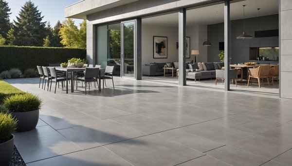 Carrelage extérieur effet béton : durable et moderne